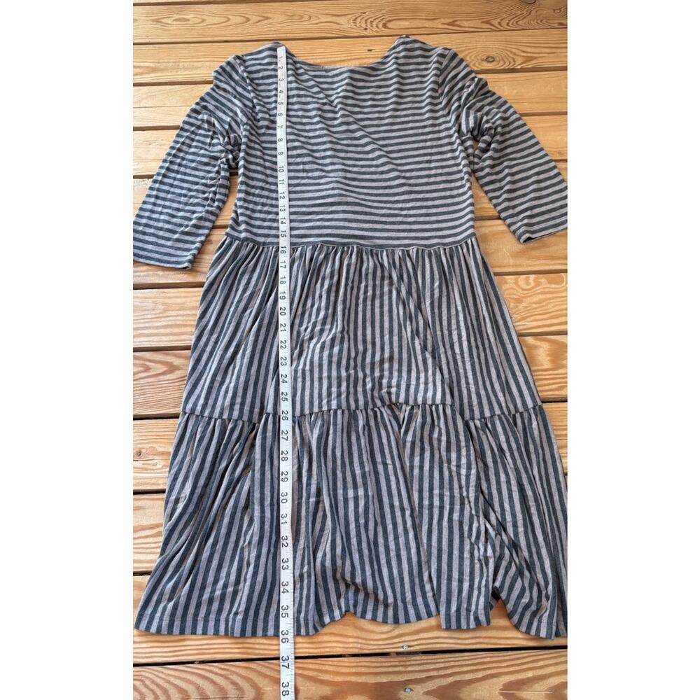 Matilda Jane Women’s Striped Modal Jersey Dress Size S Grey M3 - Picture 5 of 7